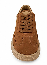 Minimal suet sneakers