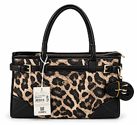 Leopar Desenli Çanta